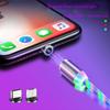 Data Line LED Magnetic Micro USB Cable Android Type-C IOS Fast Charging Cable for Mobile Phone