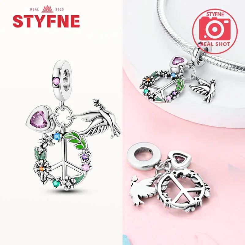 Copperheart Beads Lucky Four Leaf Clover Series Symbolcharm Fit Original Bracelet Diy For Women Fine Jewelry Gift