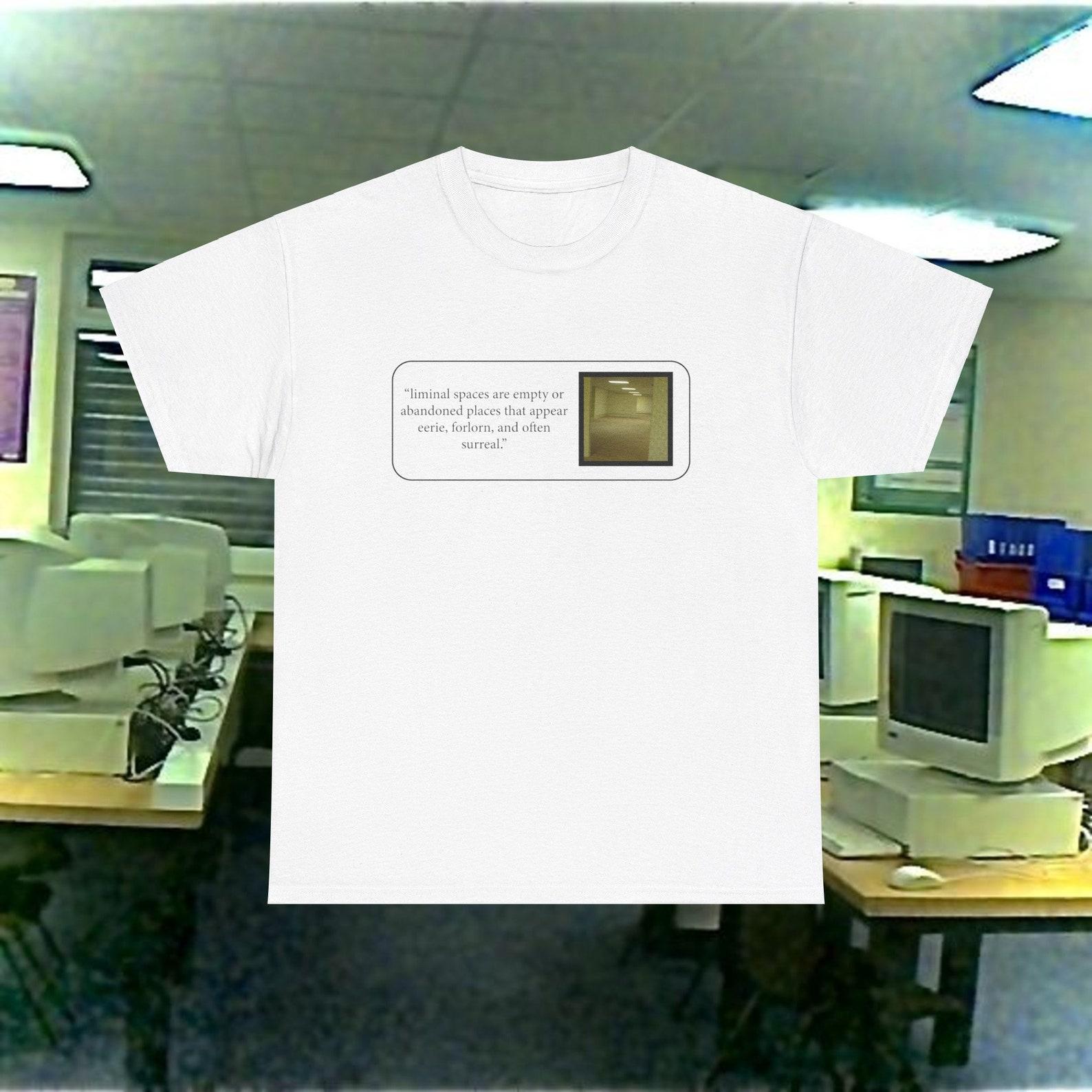 Liminal space shirt, ironic limal meme shirt aesthetic 4XL