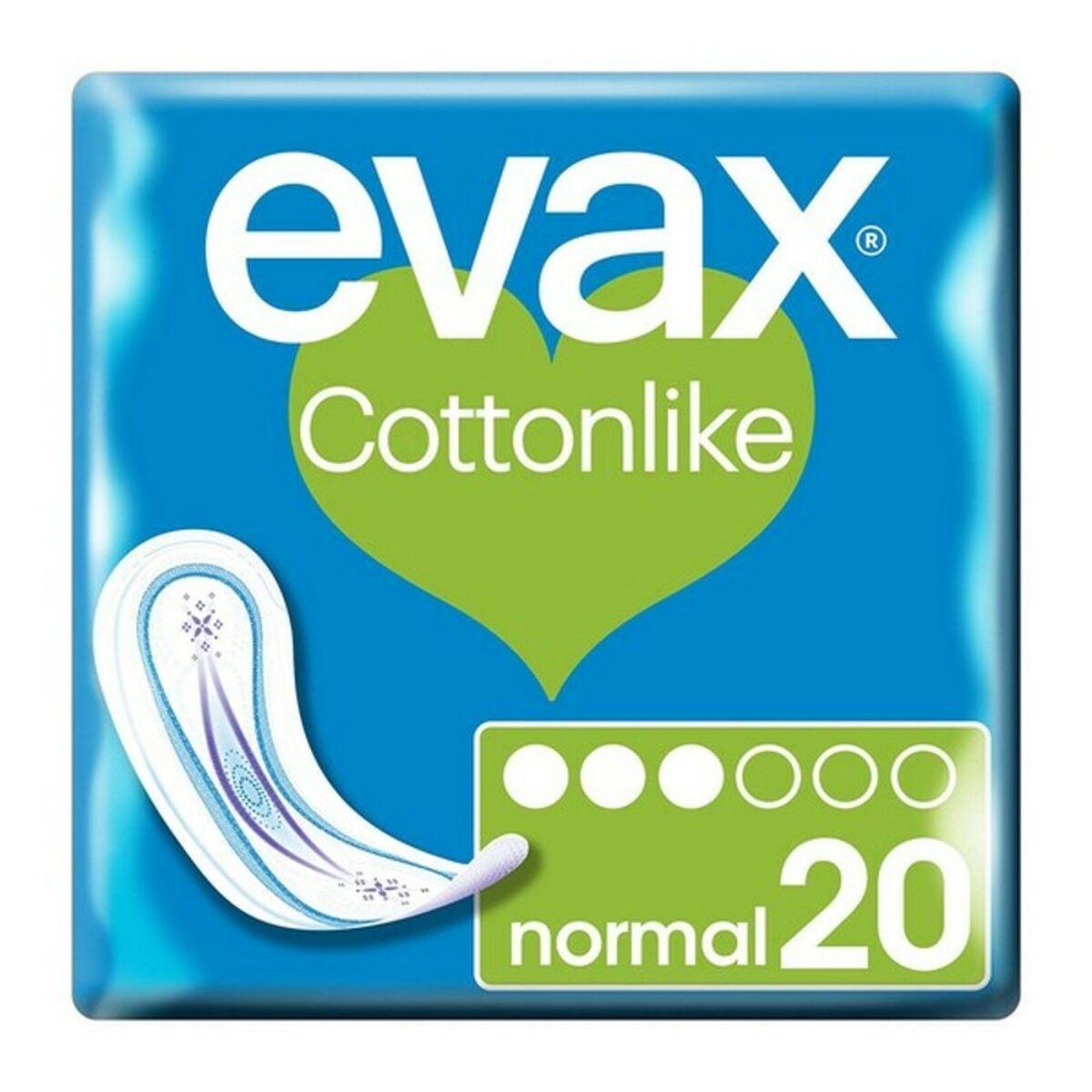 

Normal Compresses without Wings Evax Cottonlike (20 units) 20 Units
