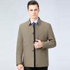 2025 Men's Winter Thickened Cotton Jacket – New Style Casual Lapel Jacket for Middle-aged and Elderly