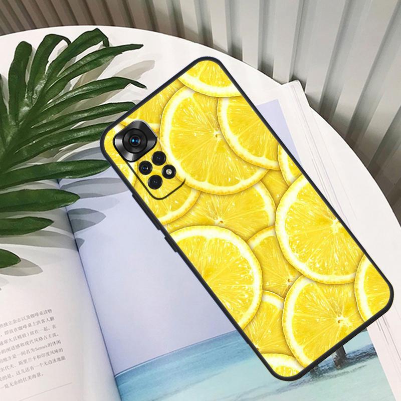 

Fruit Lemon Funda For Xiaomi Redmi Note 14 13 10 11 12 15 Pro Plus Case For Redmi 15C 14C 10C 12C 13C 15 Redmi Note 9