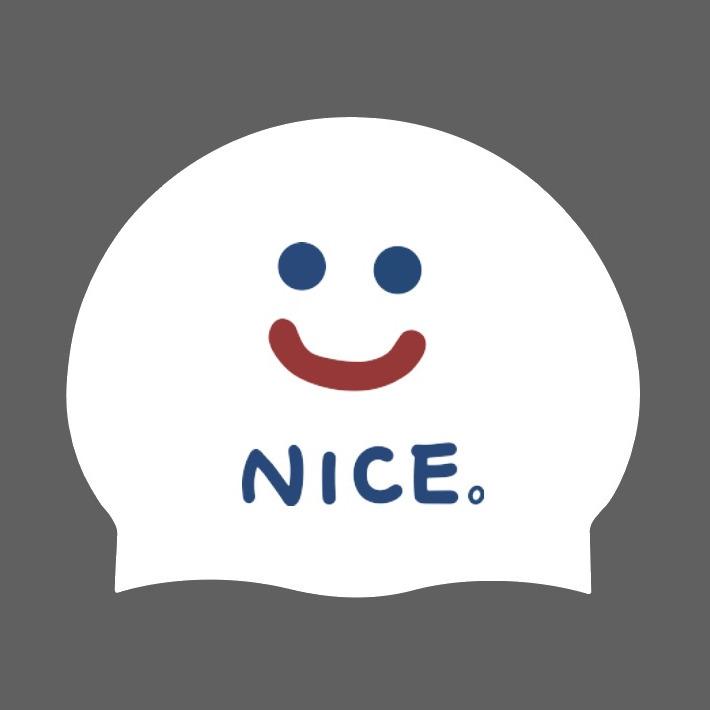 Women's Long Hair Silicone Swim Cap with Racing Pattern for Large Sizes