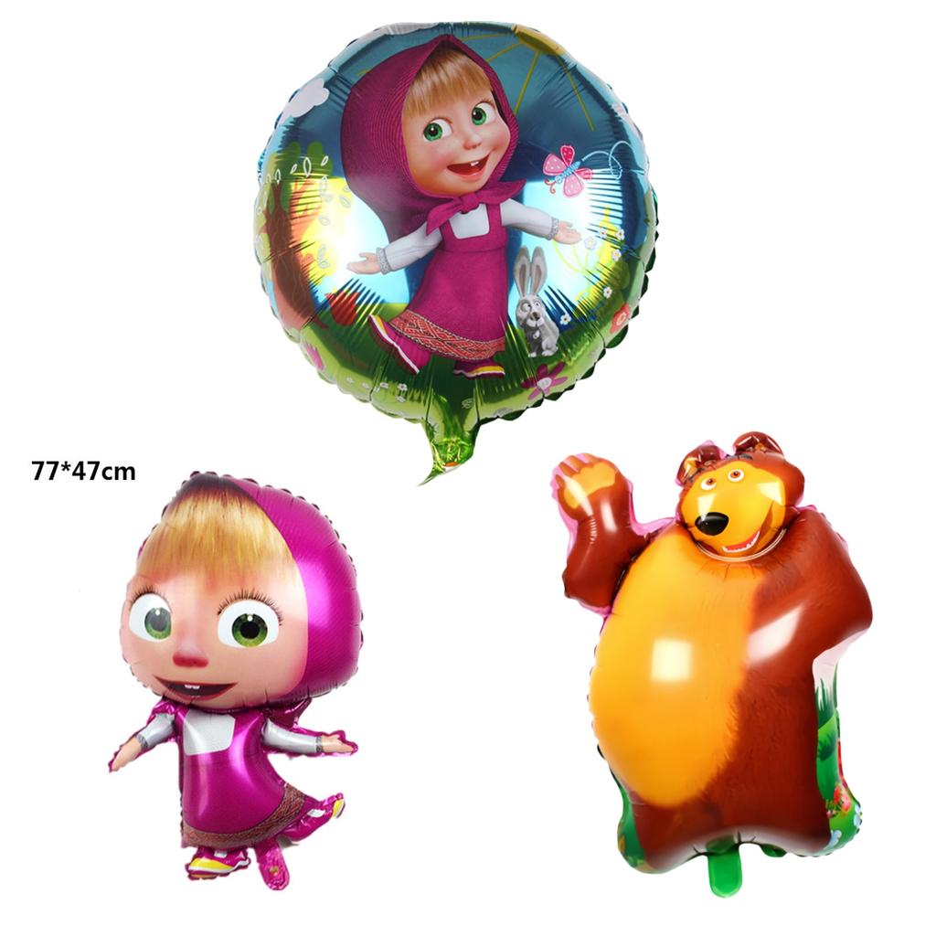 Mädchen und Bär Geburtstagsdekorationen Einweggeschirr Tischdecke Becher Teller Serviette Ballons Babyparty Kinder Partygeschenke