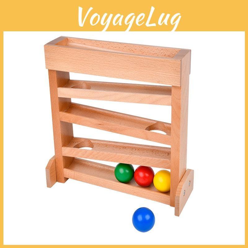Tracker Toys Visual Toddlers Wooden Ball Track Sensory Supplies Development