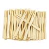 100/200/500Pcs Bamboo Appetizer Forks, 3.5-Inch Disposable Bamboo Forks for Charcuterie Cocktail - Party Wedding Supplies