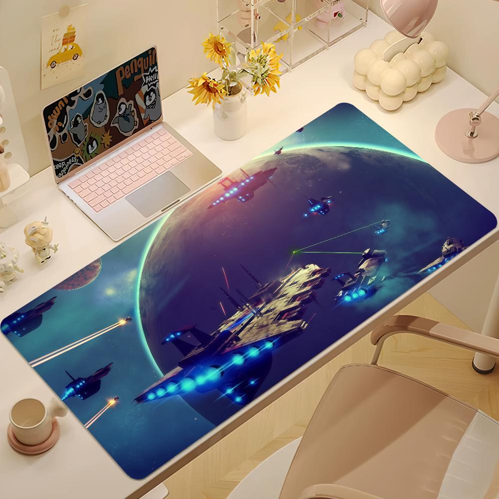 Nno Man S Sky Game Cool Mouse Pad Large Nonslip Lockedge Desktop Computer Desk Mat Keyboard Mousepad Office Gamer Student Gift
