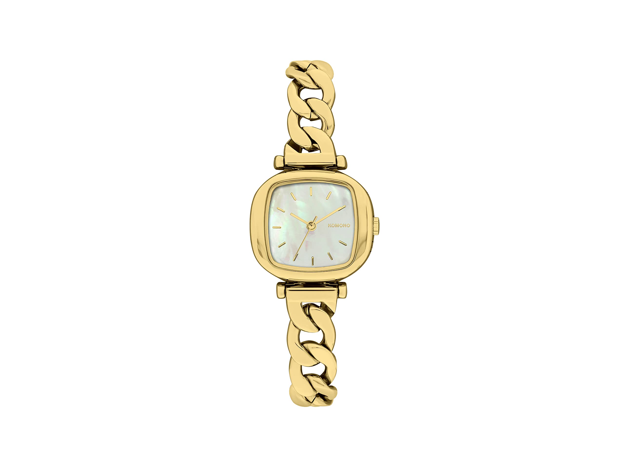 

Authorized Retailer [KOMONO] Women s Watch KOM-W1209 Moneypenny Revolt Gold and White