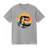 Vintage Free Willy Movie T Shirt Japanese Kanagawa Surf Orca Whale Retro 80s90s Inspired Casual Save Animal Rights Design