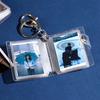 1 Inch 2 Inch Small Photo Album Mini Photos Collect Book Creative Card Holder with Keychain Instax Card Bag Photocard Holder