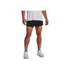 Under Armour Solid Color Running Shorts Men Bottoms Black 1377813-001