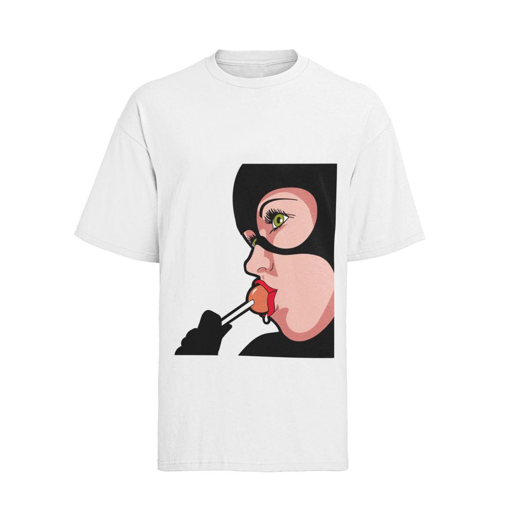 

Maske Frau Lutscher Sinnlich waifu senpai T-Shirt Herren XL