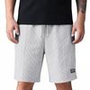 Herren Waffelstrick Kordelzug Taille Freizeitshorts Kleines Etikett Einfarbig Sport Shorts