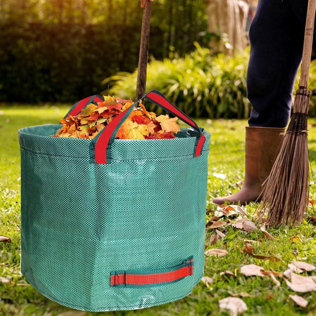 Yanuki Garden Large Set of Garden Large Grass Collection Large Garden Garden Disposal of Garbage and Fallen Ice Green of 67cm X 76 X Bag, 4, Bucket,
