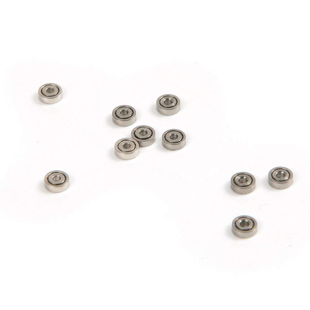 10pcs Miniature 681ZZ Metal Shield Ball Bearings Wheel Roller Toy Model 1x3x1mm 1.5x4x1.2mm 2 / 2.5 / 4 / 6mm