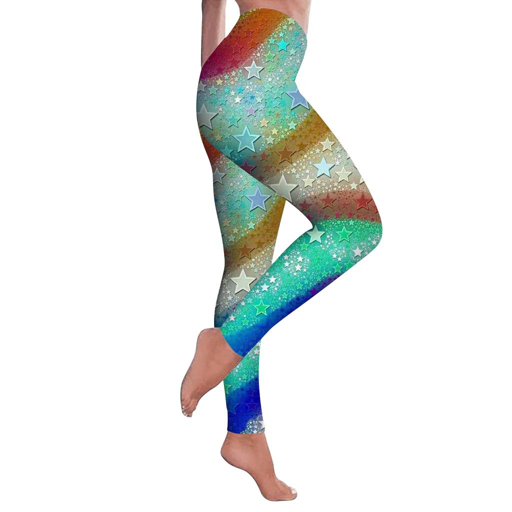 Women's Pants Sexy Painted Tights Yoga 