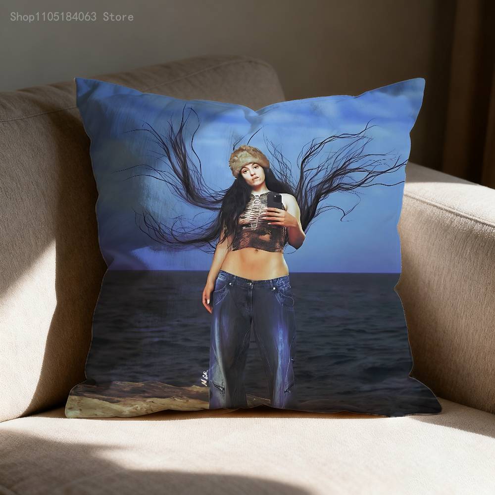 R-Rosalia Lux Throw Pillow Case For 50X50Cm 40X40Cm 55X55Cm 45X45Cm 30X30Cm Square Bedroom Pillowcase Cover