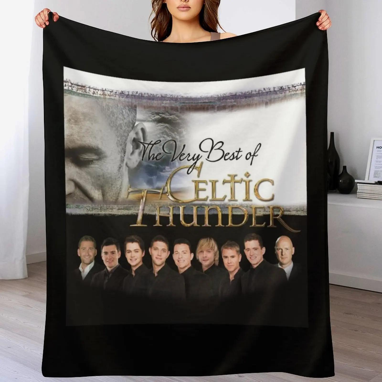 The Very Best Of Celtic Thunder Throw Blanket Cozy Napping Blanket Gift for Mom Dad 102x76cm(40x30in)