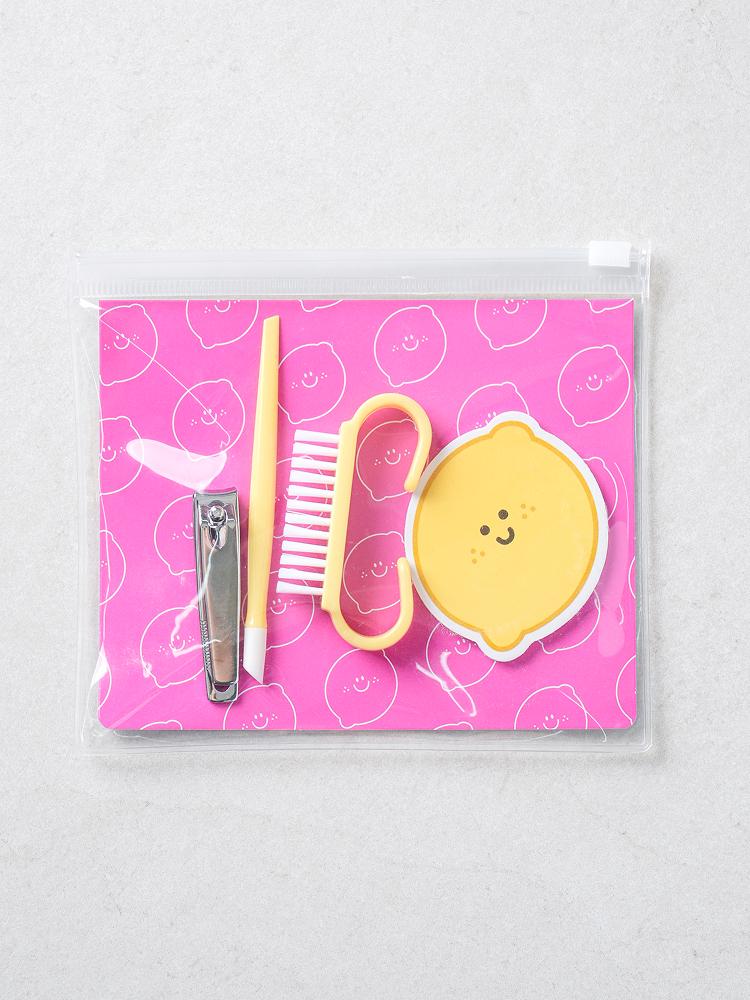 

Portable Nail Care Tool Kit with Pouch (4-Piece Set) 1ea