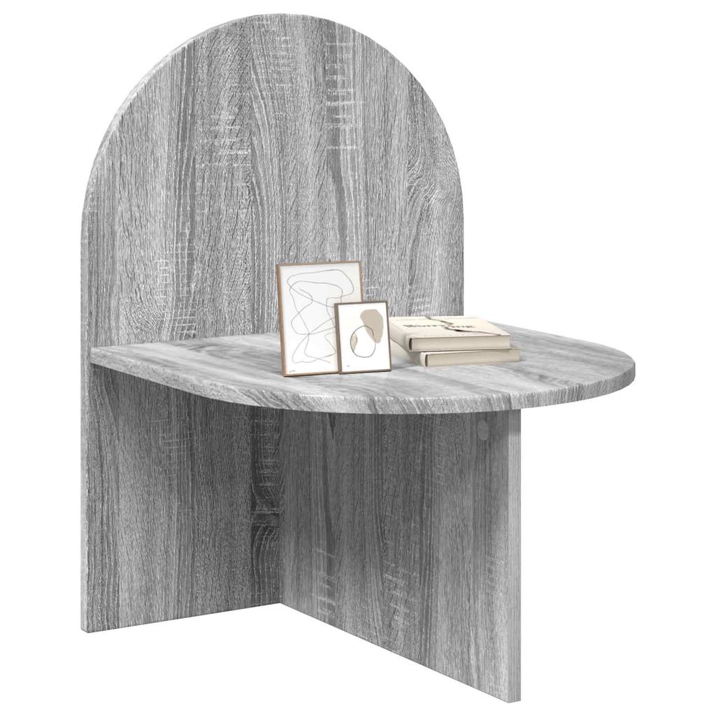 Nightstand Gray Sonoma 48 x 49 x 65 cm Particleboard