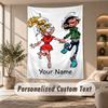 Tapestry Custom Name Text, Wall Hanging Tapestry Home Room DecorGaston Lagaffe