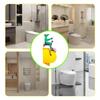 Creative Toilet Paper Holder Funny Frog Riding Unicycle Paper Personalized Wall Mounted Rack Toilet Storage Bracket W7D7