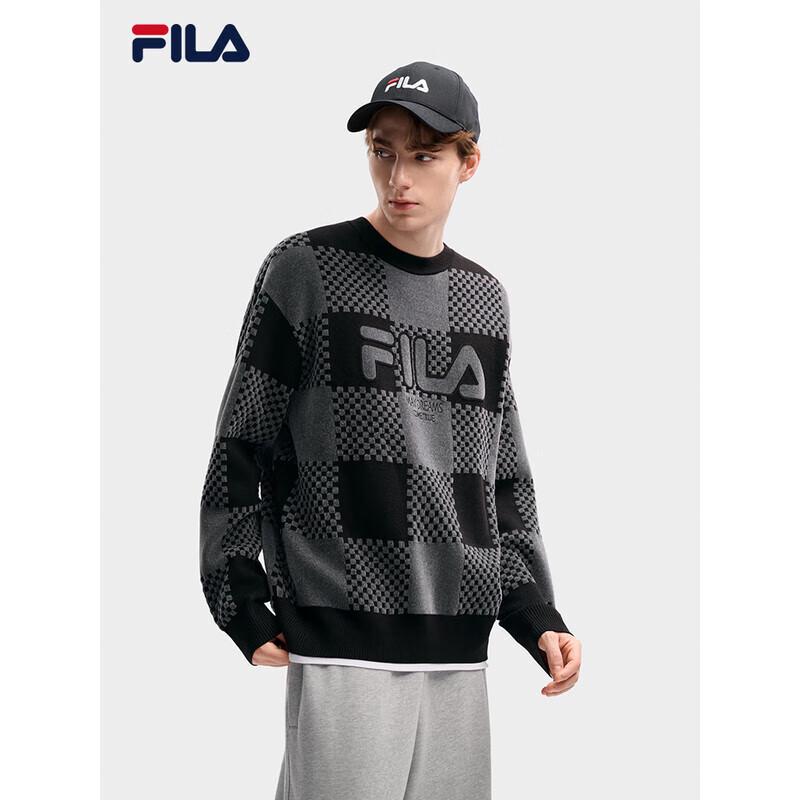 

FILA Men s 2026 Spring Checkered Pullover Sweater S