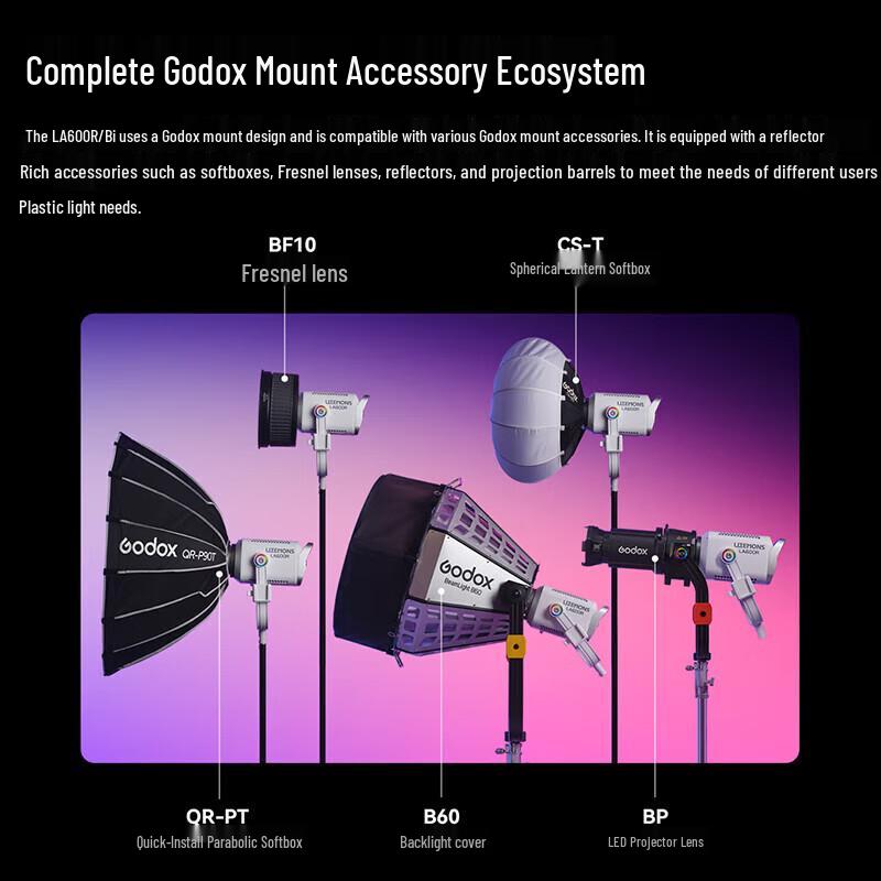 Godox LA600R 600W Full Color LED Video Light
