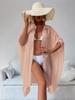 Bamboo Cotton Loose Beach Cardigan - Sun Protection Cover-Up
