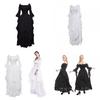 Premium Qita Medieval Halloween Cosplay Dress Polyester Renaissance Gown With Binding Waist Court Style Long Skirt Sizes S-xxl)
