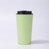500ml Double Wall 304 Stainless Steel Coffee Cup, Leakproof Flip Lid Vacuum Insulated Travel Mug for Office Car Daily Use