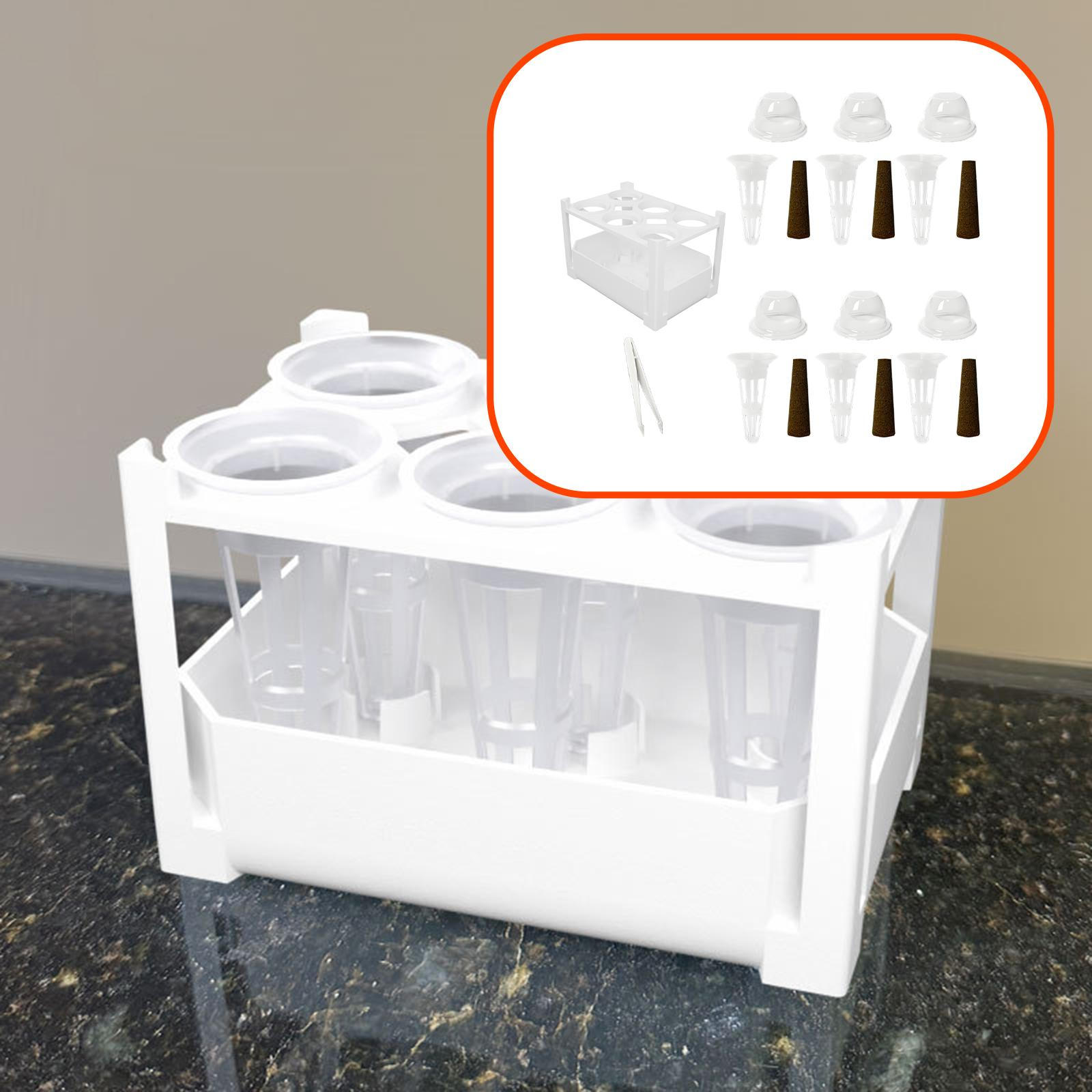 

Гидропоника Посадочный контейнер с отверстием для выращивания Беспочвенное культивирование Набор для выращивания для рынка, офиса, партера 1 set