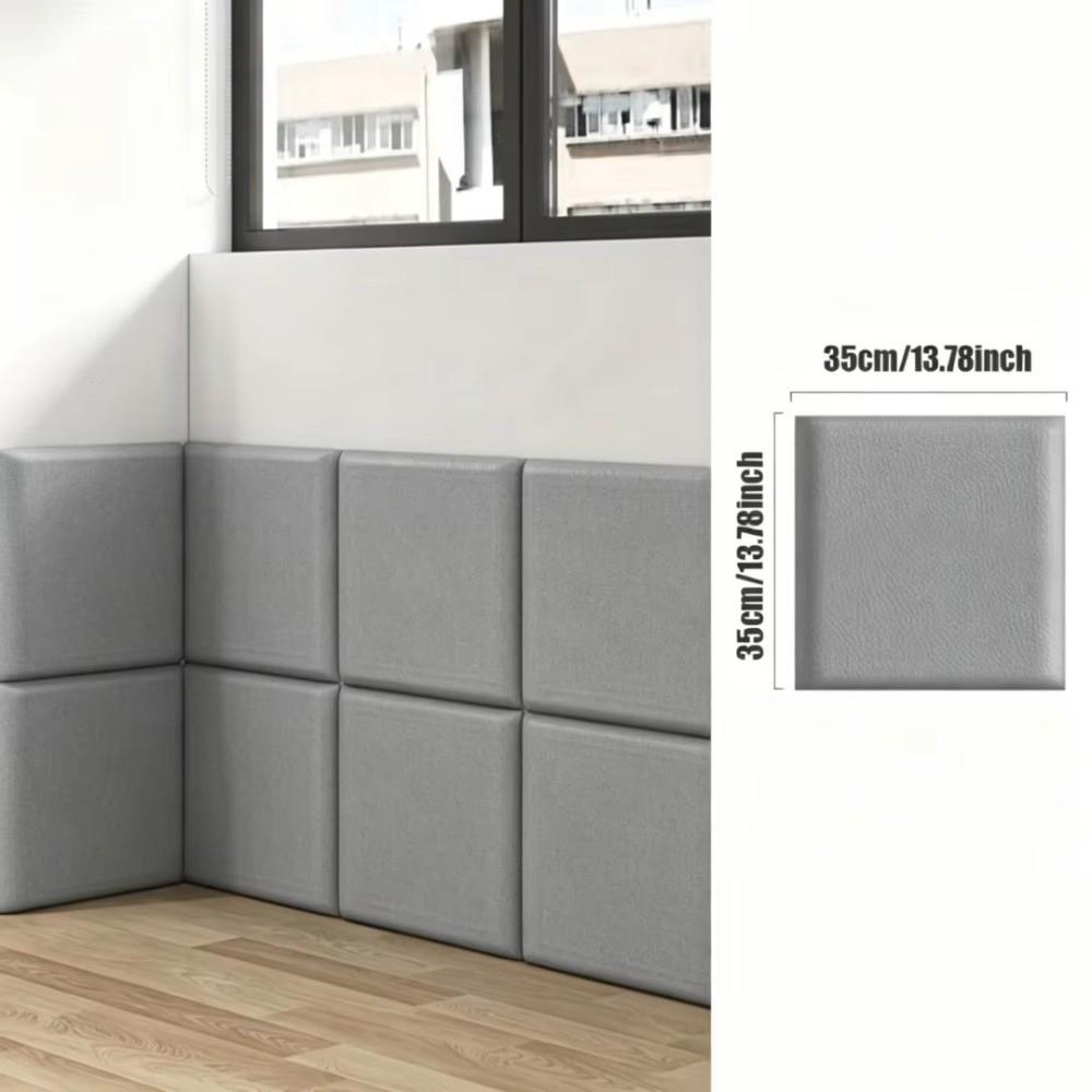 Soft Cushion Bed Headboard Stickers Self-Adhesive Wall Stickers Bed Headboard