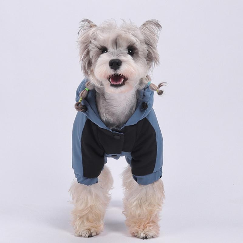 Waterproof Winter Dog Coat with Four Leg Design Fashion Down Jackets For Cold Weather Outdoor Activity Breeds Outerwear