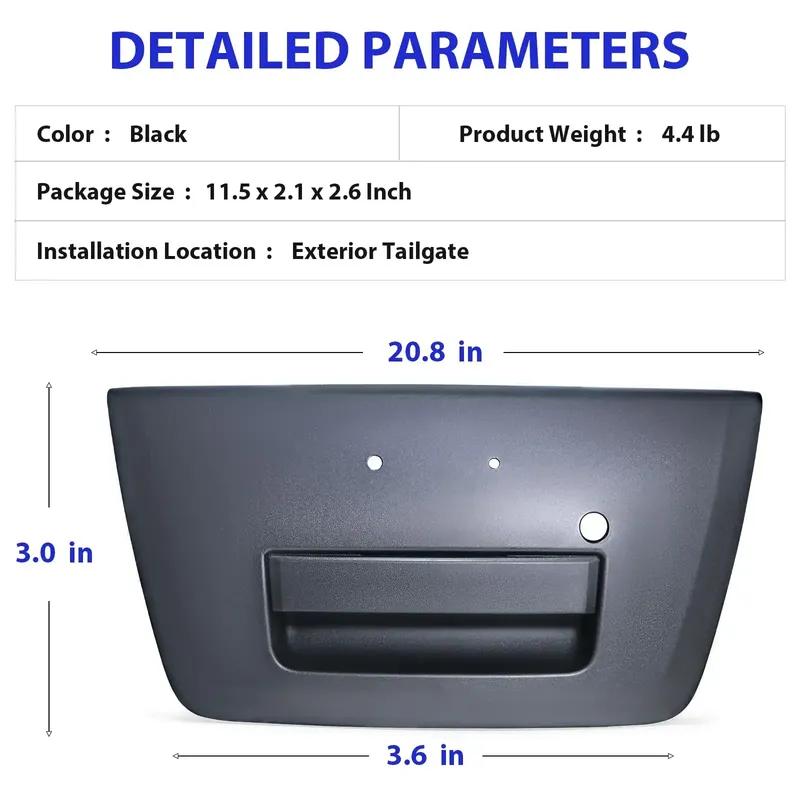 NI1915109 90606-EA810 90606EA810 Latest Car Rear Tailgate Luggage Handle for NissanFrontier 05-12 NP300 09-14 Tailgate