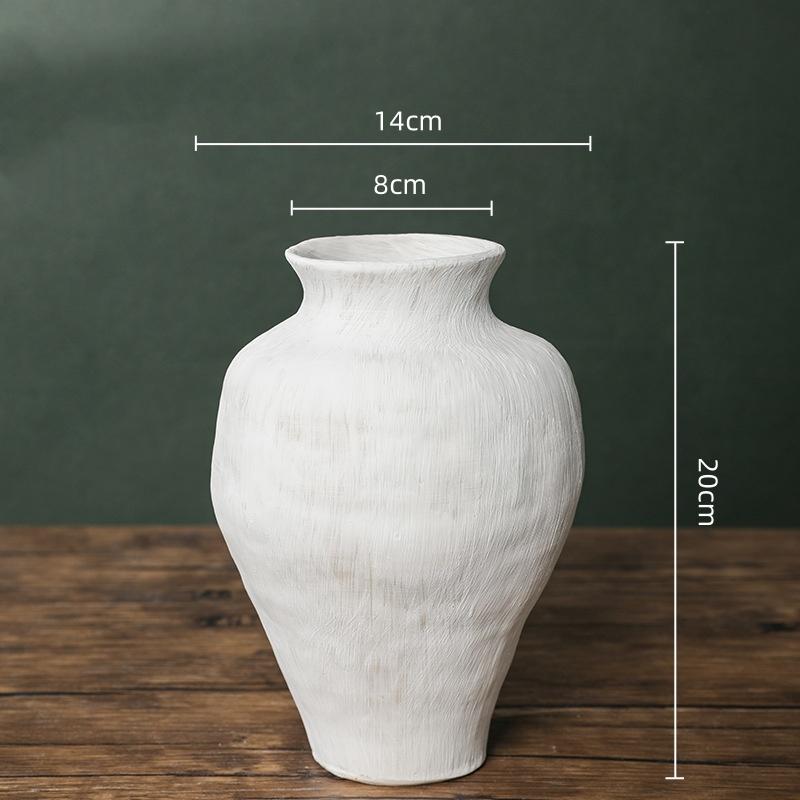 Keramikvase Handgefertigt Grobkeramik Blumenvase Keramik Handwerk Blumenarrangement Zubehör Heimdekoration