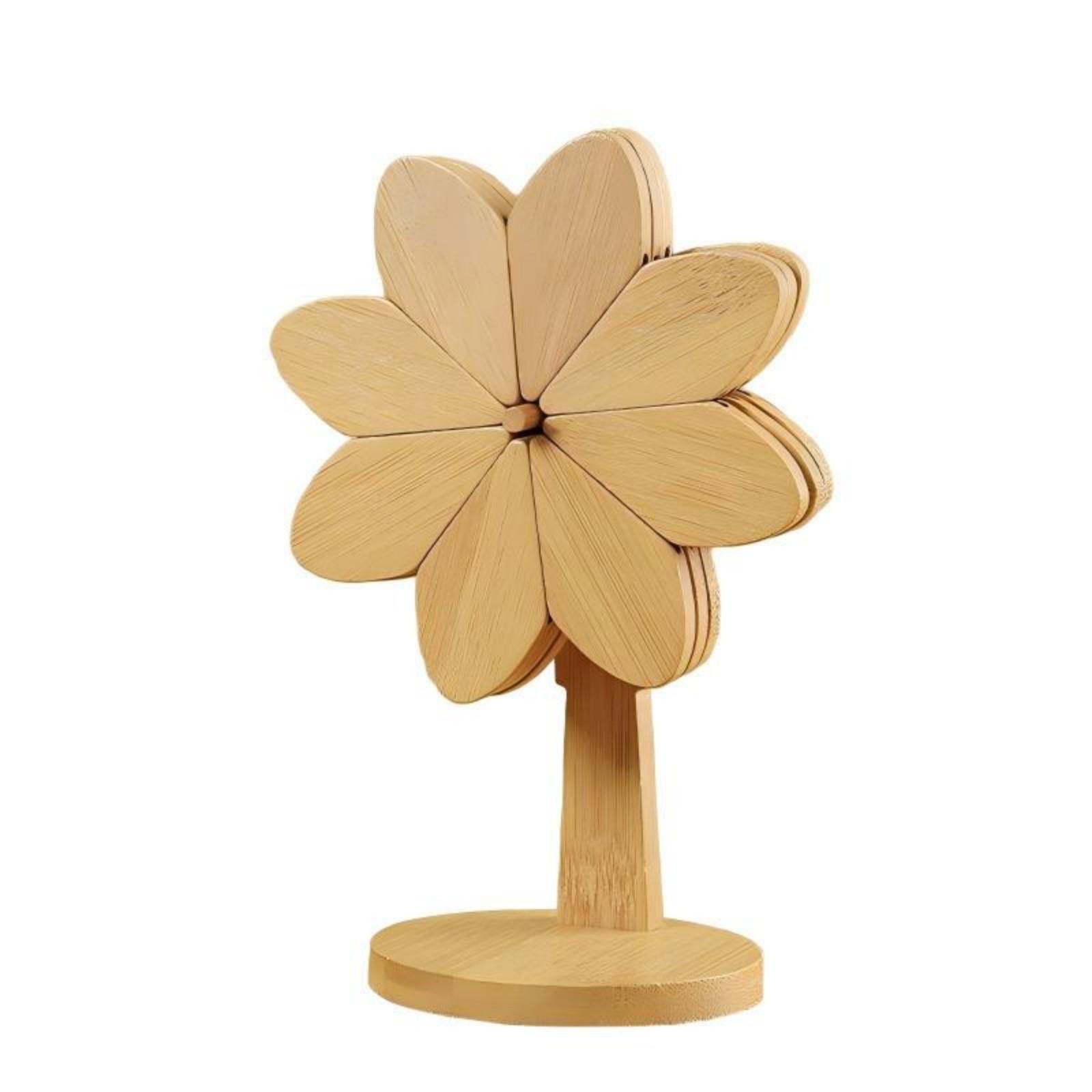 Набор в форме дерева, Деревянный для горячих блюд Набор в форме дерева для чайника, горячих горшков One Size