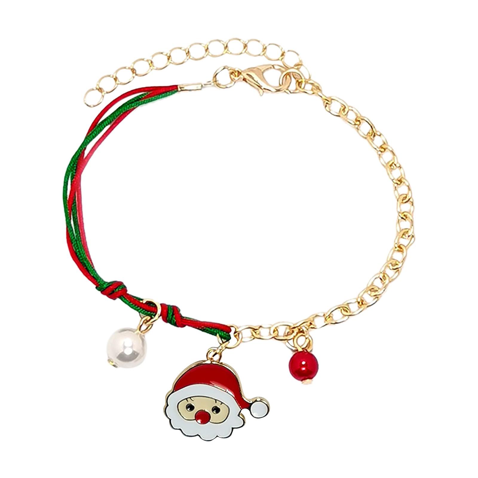 

Рождественские украшения Рождественская елка Браслет с подвеской из пиломатериалов Рождественские украшения