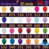 Colombia Sempertex 10-Inch Pearlescent Round Latex Balloons for Birthdays and Weddings