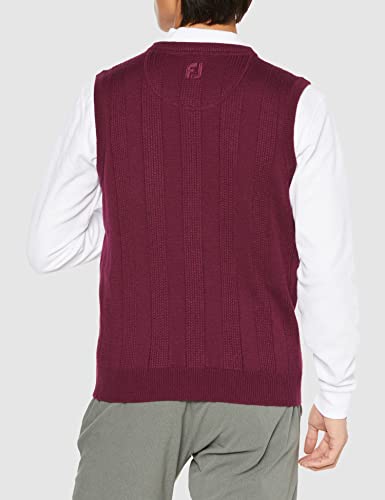 FootJoy FJ V-Neck Vest FJ-F22-M03 Men's Dark Fig M