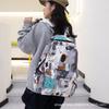 Schulrucksack Rucksack Herren Neu Persönlichkeit Graffiti Mittelschüler Campus Schultasche Japanische Trendmarke Studenten Paar Reiserucksack