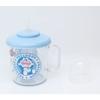OSK Cup Tumbler Mug, 210mm, Doraemon DORA, with Handle, Straw Cup for Kids, Made in Japan, S-5, Blue
