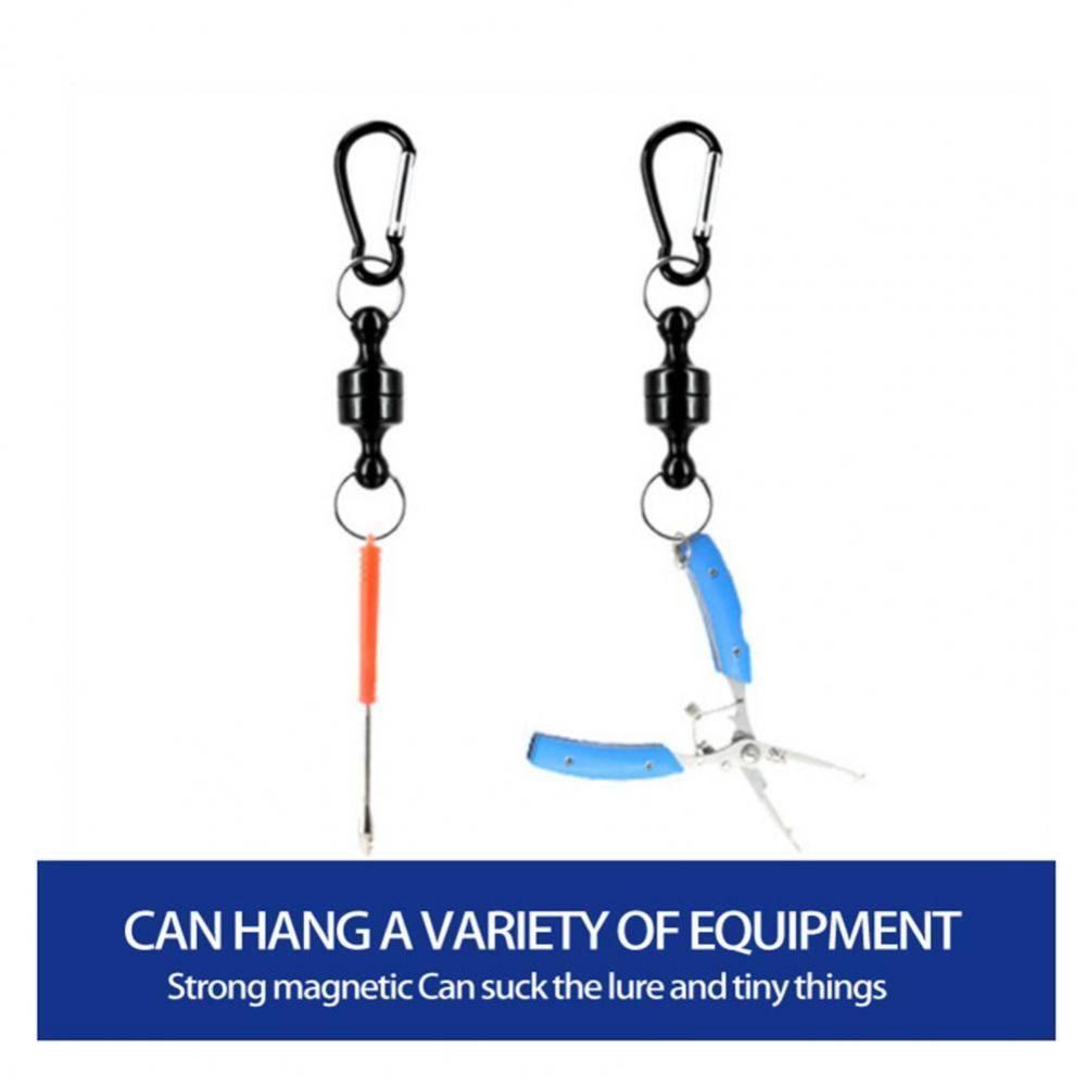 Quick Release Fishing Magnetic Buckle Magnetic Keychain Carabiner Retractor  Attached Nippers