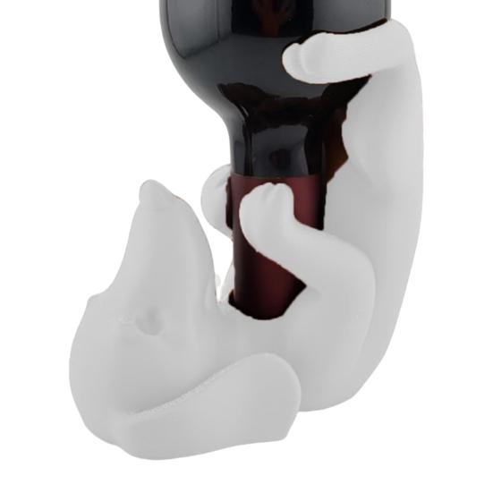 Dachshund Wine Bottle Holder PLA Dog Figurine Beer Bottle Display Stand Organizer