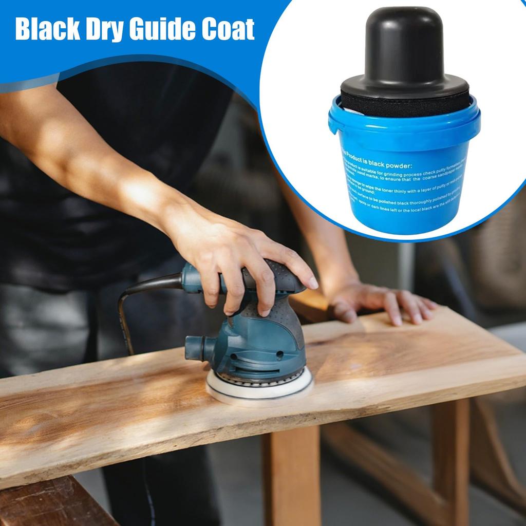 ETUCYNG Dry Guide Coat, Guide Coat Auto Body, Black Dry Guide Automotive, Powder Primer
