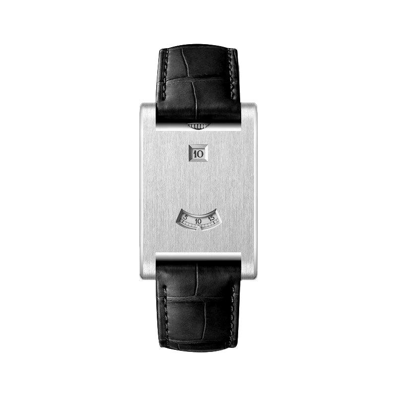 Square High-End Men's Wormhole Concept Tritium Sports Watch