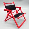 Mini Dollhouse Leisure Folding Chair 5 Colors 10.3*11*13cm Furniture Model Accessories Outdoor Camping Leisure Chair
