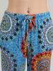 European and American Women's Plaid Print Casual Sleep Pants - Drawstring Loose Fit