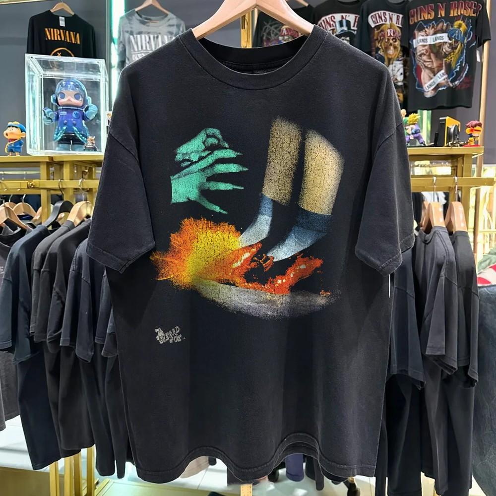 90 s I ll Get You My Pretty Vintage Washed Black T-Shirt Mens Large Unisex T-Shirt XXL