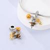Authentic Charm Bead Charms Copper Pumpkin Sunflower Scarecrow Bead Charms Compatible With Charm Bead Charms Plata Bracelets for Women Jewellery Makin